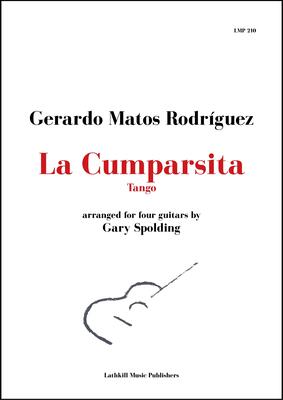 cover of La Cumparsita arranged for four guitars by Gary Spolding
