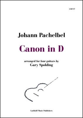 cover of Canon in D by Pachelbel arranged for four guitars by Gary Spolding