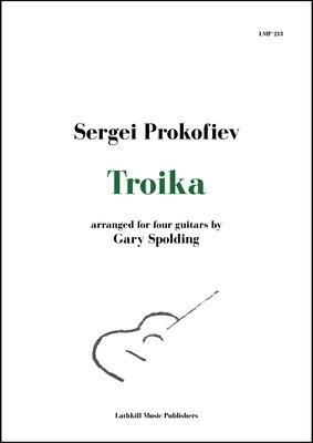 cover of Troika arranged for guitar orchestra by Gary Spolding